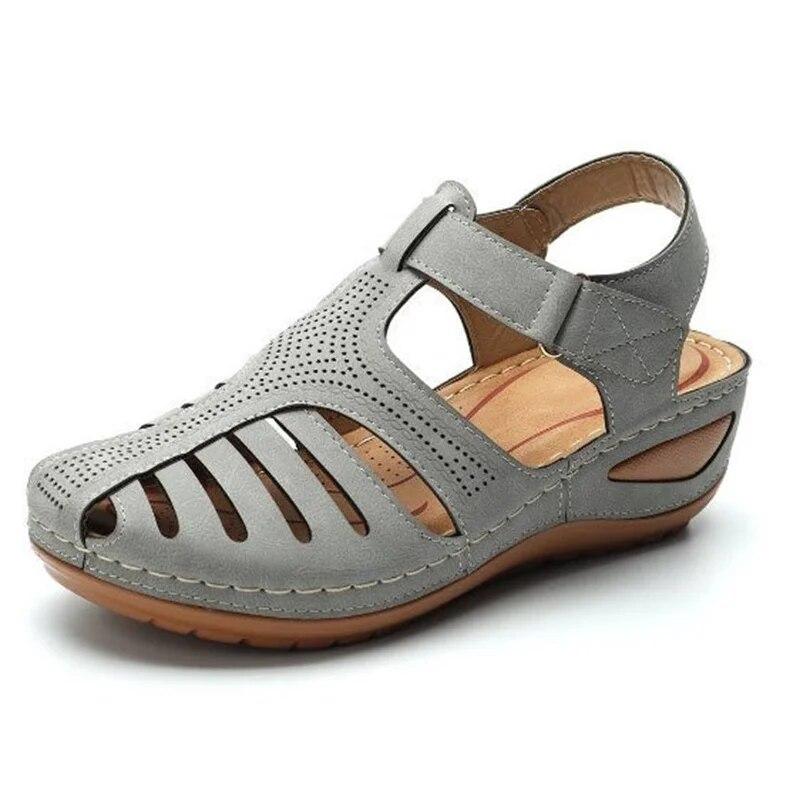 Women's Sandals Premium Orthopedic Bunion Corrector Flats Casual Soft Sole Beach Wedge Vulcanized Shoes