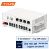 NetLINK PCM Телефонный и Ethernet Оптоволоконный Трансивер