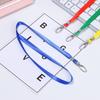 1Pcs New Name Tag Fashion Badge Holder Lanyard ID Card Holder Neck Strap Lanyards Hanging Rope