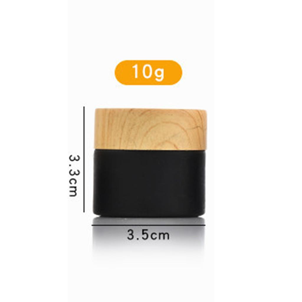 10г 15г 20г 30г 50г Пустая баночка для крема Многоразовые флаконы Косметические контейнеры Круглая стеклянная баночка для крема для лица Портативная дорожная бутылочка