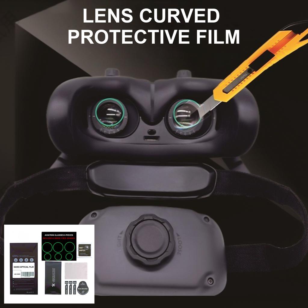 Защитная пленка для линз и стекол с пылепоглотителями и влажными салфетками, устойчивая к царапинам, легко наносится на Avata 2