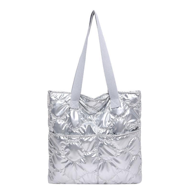 Elegant Luxurious Cotton Tote Bag For Women Large Capacity Available In Three Colors
