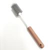 Cleaning Brush, Water Bottle Brush, Silicone Brush with Wooden Handle
