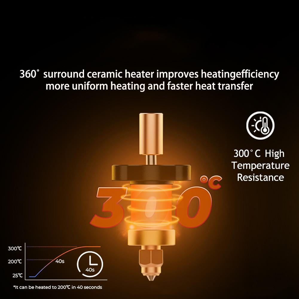 Hotend For Ender 3 V3 KE Ceramic Heating Block Kit Nozzle Hot End Sock for Creality Ender 3V3 KE Hotend Upgrade Accessories