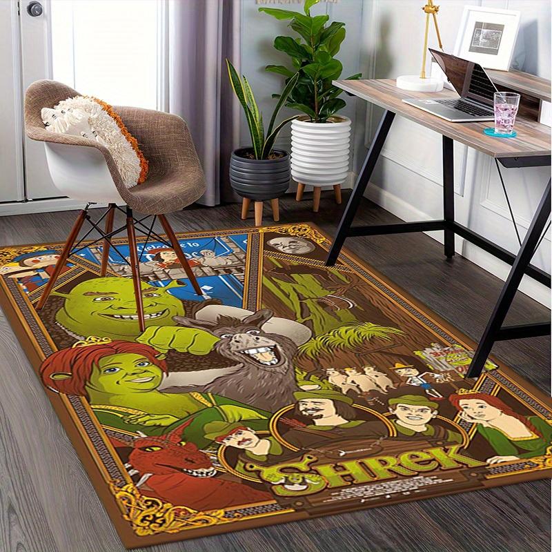 Shrek Donkey,Princess Office Carpet Soft Polyester Entrance Carpet Washable Non-slip Machine Washable Indoor Carpet Living Room Bedroom Dini