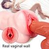 Мужской мастурбатор, секс-игрушка, реалистичные толстые половые губы, текстурированная вагина и узкий анус, реалистичный анальный поглаживатель, секс-игрушки для удовольствия для мужчин