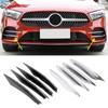 4 шт. для Mercedes Benz A Class W177 V177 A180 A200 A220 A250 2019-2024 автомобильные аксессуары передние противотуманные фары полосы отделка крышка