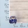 Castle Enterprise Flower Owl 6cm Trinket Box x Set God of Learning in For Commercial Use (Small) (Blue) 10-Piece "No Hardship" - Europe,