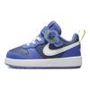 Nike Детские кроссовки Court Borough Low 2 TD Blueberry Mystic-Navy Medium-Blue University-Blue DM1471-400