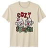 Cozy Season Christmas Hot Cocoa Mugs Winter Holiday Unisexs Unisexs Graphic Tee