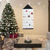 Christmas Advent Calendar with 24 Pockets Reusable Fabric Wall Hanging Bag Christmas Decorations