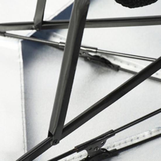 77cm Fishing Umbrella Hat Double Layers Elastic Strap Large Hands-Free Sun Protection Headwear Adults Kids Sun Rain Umbrella Hat Outdoor Supplies