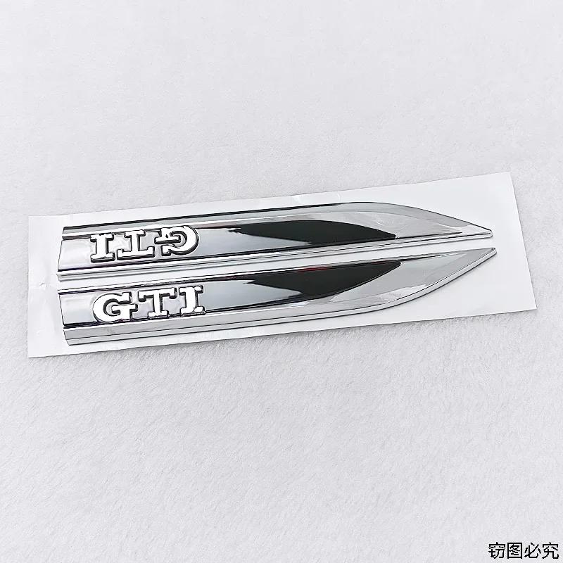 BGF1 Golf 3 4 MK3 MK4 2026 Hot For VW VOLKSWAGEN For VOLKSWAGEN VW 16.2x2cm Car Side Fender Emblem Sticker GTI Polo Golf Passat Tigua