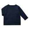 MIKI HOUSE HOT BISCUITS Long Sleeve T-Shirt, Boys and Girls, Navy Blue, 90cm, 70-5209-683