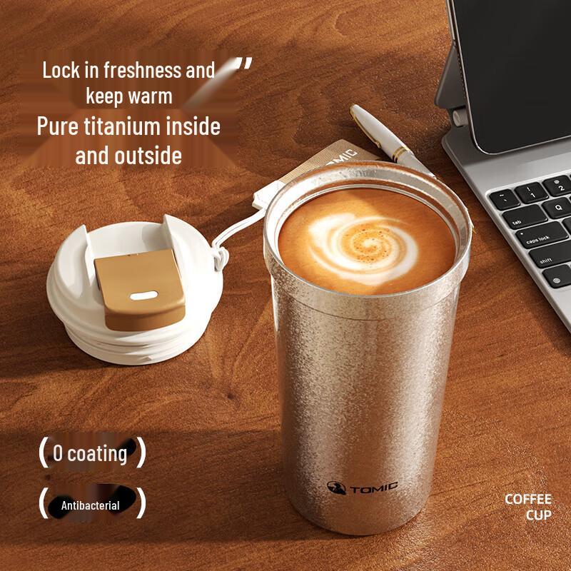 TOMIC TW60187Ti02 Pure Titanium Insulated Tumbler