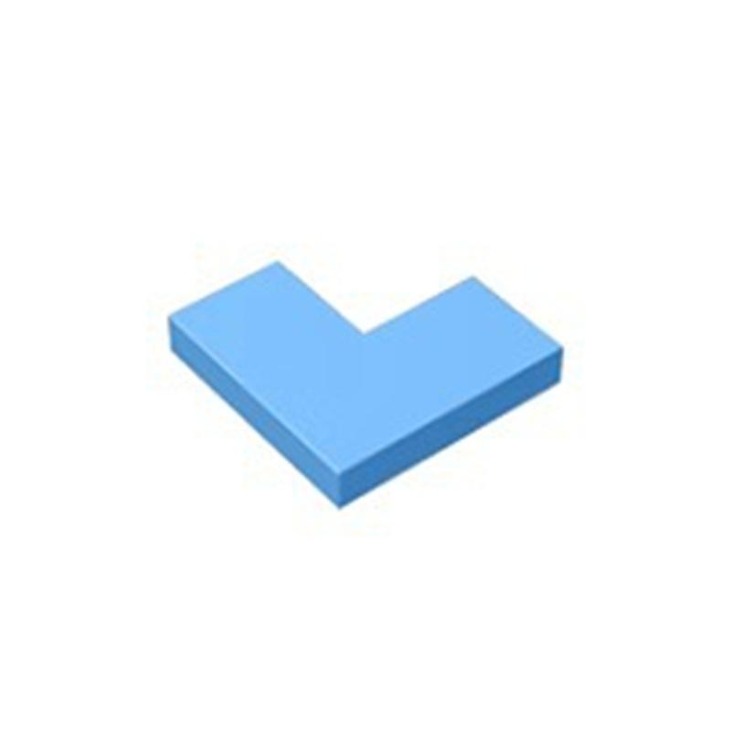 10 ШТ 14719 Плоская плитка 1+2 точки DIY Строительные блоки Тонкая фигурка Образовательные Креативные игрушки для детей Совместимый по размеру W