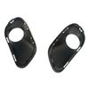 2 New Front Bumper Fog Light Lamp Bezel Cover For Jeep Cherokee Black 2014-2017