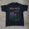 Винтажная футболка Megadeath 90-х, Унисекс Черная хлопковая футболка, Размеры S-5XL Унисекс Футболка