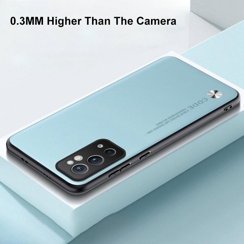 Luxury PU Leather Case For OnePlus 9RT 5G Back Cover Matte Silicone Shockproof Full Protection Phone Case For One Plus 9 RT 9RT