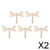 2x 5 Pieces Embroidered Lace Patches Sew On Applique Cloth Sticker DIY Sewing Crafts Supplies