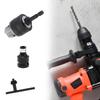 Electric Hand Drill Chuck Wrench Tool Part Drill Chuck Keys Adapter for Air Impact Wrench Converter Conversion Tool