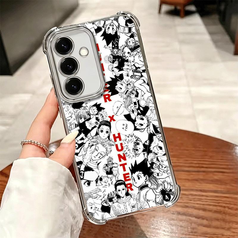 Мягкий чехол для телефона Hunter X-Hunters Аниме для Samsung A17 A27 A07 A37 A57 A16 A56 A15 A55 A14 A54 A13 A53 A26 A36 A25 A35 A24 A34 A