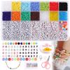 Rice Bead Alphabet Bead Bead Loose Bead Elastic Line Set Boxed Bead Diy Accessory Material