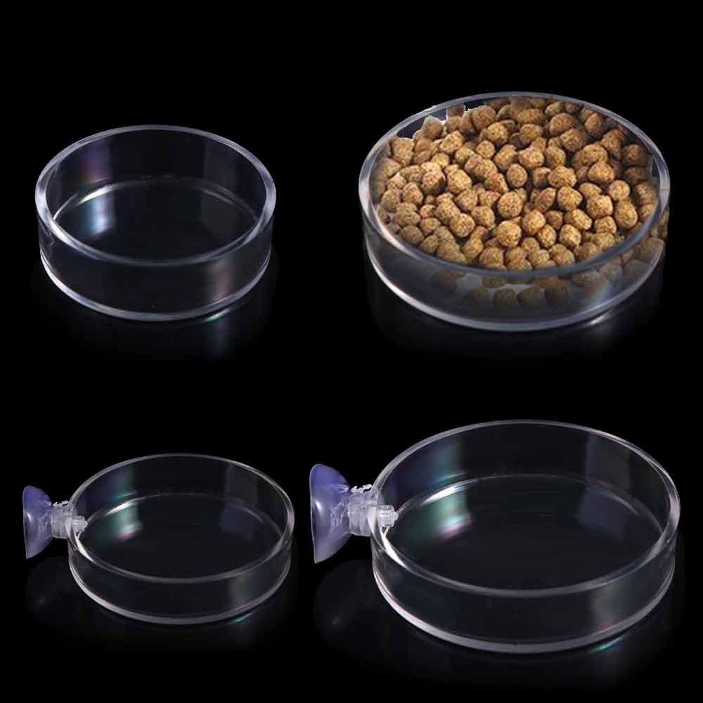 Аквариумные аксессуары Прозрачная коробка для корма для креветок Тарелка для кормления рыб Кормушка для креветок Миска для кормления рыб