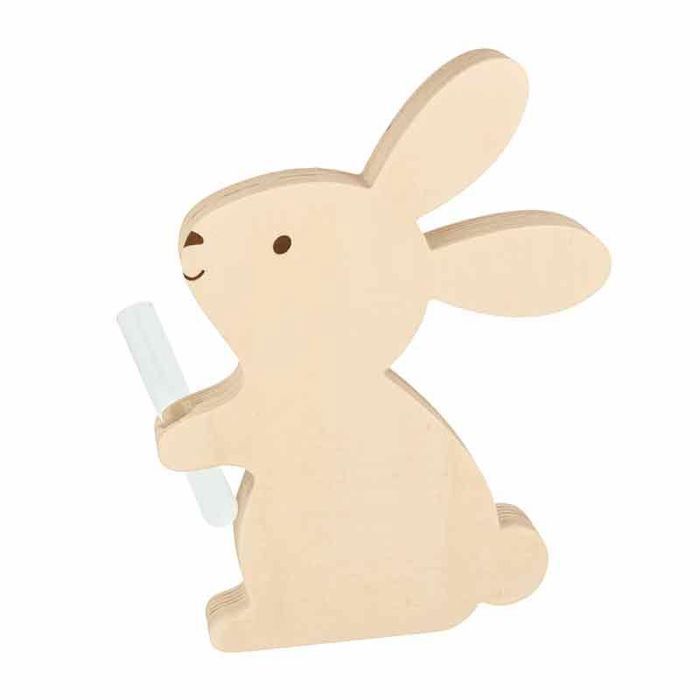 Wooden Soliflore 18 X 24 X 2.5 Cm - Rabbit