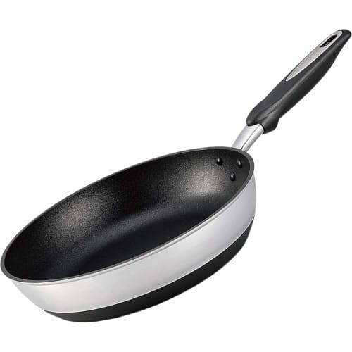 Hokuriku Aluminum Frying Pan, 28cm, Aluminum, Induction Compatible, Made In Japan, Even Heating, Time-Saving Frying Pan, Durable, Cast Aluminum, Heat-