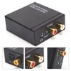 3.5mm Audio Adapter Digital Optical Coaxial To Analog RCA L R Converter for Home Professional Audio Switching(Host USB