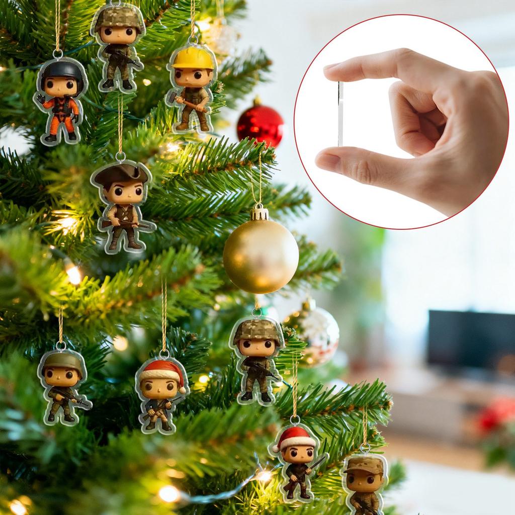 Рождественский адвент-календарь, 24-дневный адвент-календарь, праздничная коллекция для обратного отсчета, коробка-подвеска, подходит для рождественских подарков-сюрпризов