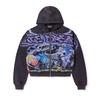 Unisex Vintage Camo Zip-Up Hoodie Sweatshirt - Loose Fit Casual Sportswear