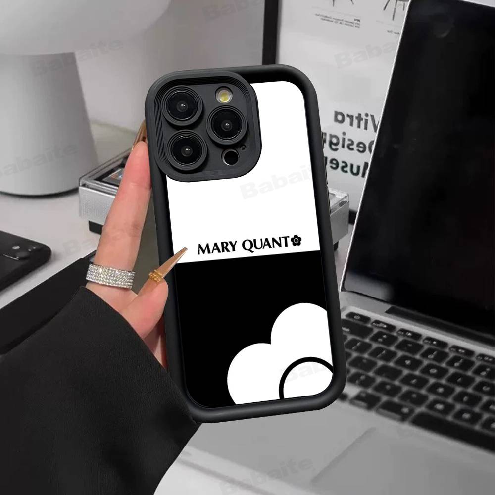 Fashion Brand Q-Quant Mary Silicone Soft Phone Case For IPhone 17 16 14 13 12 11 15 Pro Max Plus Air Cover