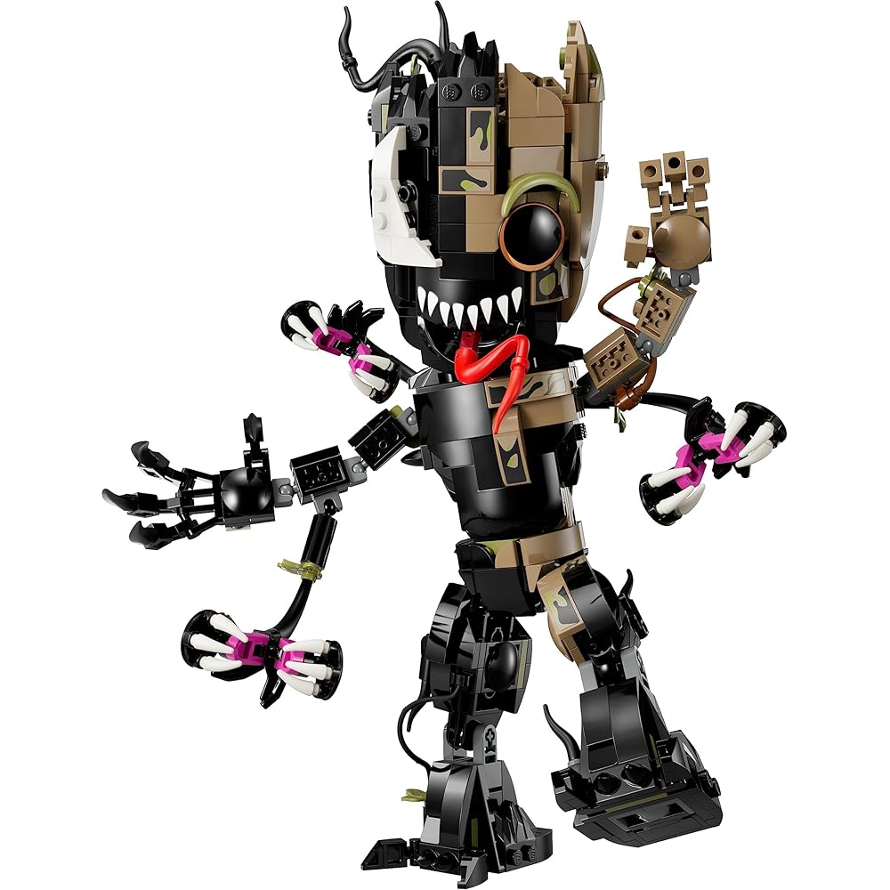 LEGO Super Heroes Venomized Groot Toy Block Set for Kids Ages 10-12 Marvel Action Figure 76249