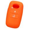 [ИКТ] Силиконовый чехол для смарт-ключа автомобиля Daihatsu и Toyota 2 кнопки Оранжевый/Новый Tanto