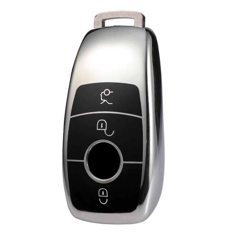 TPU чехол-обложка для ключа Mercedes-Benz E-Class для e300l e200l S320 LS450 - Полная защита, мягкий резиновый чехол для ключа