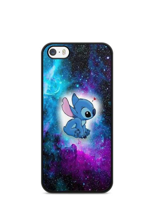 Coque de téléphone - Coque en Folie - Compatible Iphone 7 PLUS / 8 PLUS Stitch Disney Arc en ciel Ref 166