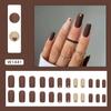 Leopard Fake Nials French Nail Tips Fashion False Nails  DIY