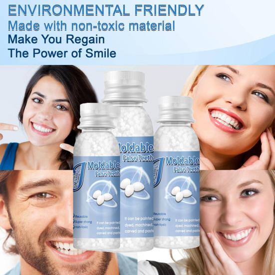 Yousheng 10ml/20ml/30ml False Teeth Gel Moldable Temperature Resistance DIY Filling Missing Broken Tooth Repair Beads for Adult