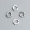 S925 Sterling Silver Circle Spacer Beads for DIY Bracelets – Donut Shaped Jewelry Accessories