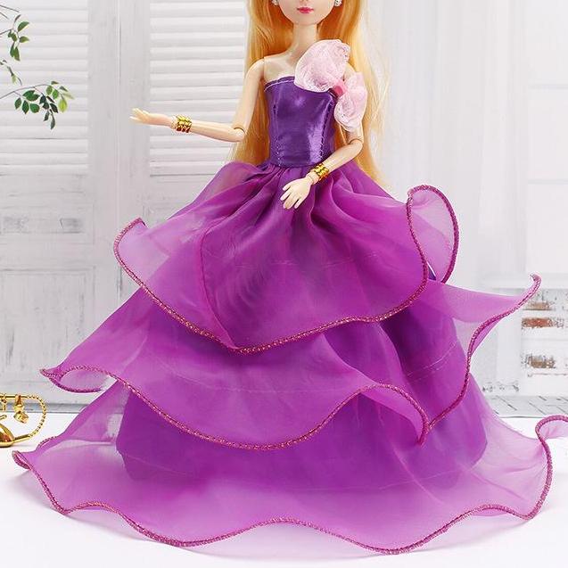 30 см, коллекция мини-кукол, одежда для девочек, игрушка, 3D, большие глаза, BJD, полная одежда принцессы, коллекция платьев, детская кукла, подарок