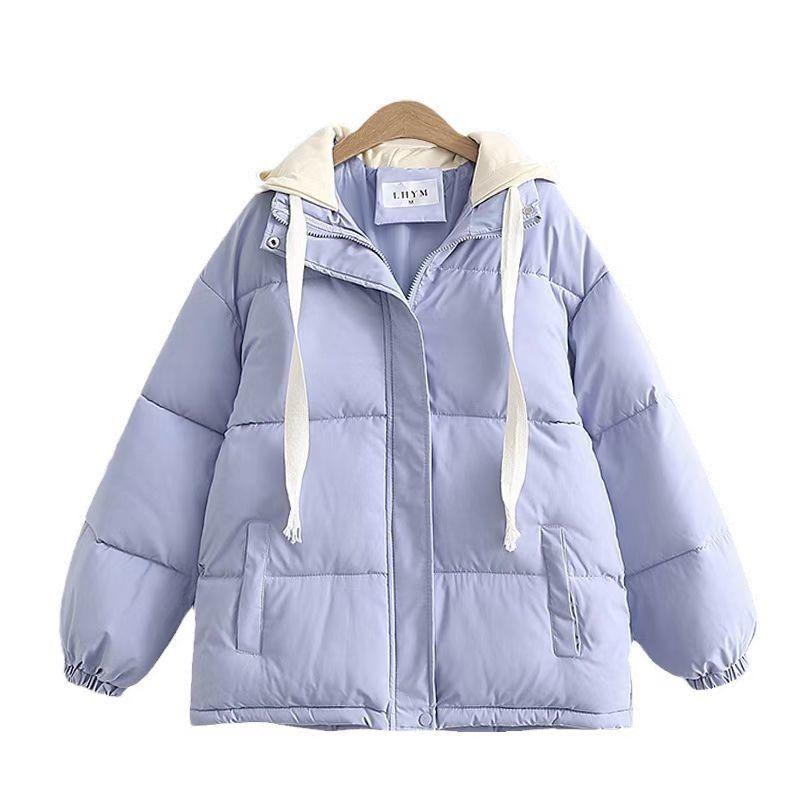 Winter Women's Fashion Academy Style Bread Coat Loose Cotton Jacket Female Cotton Coat