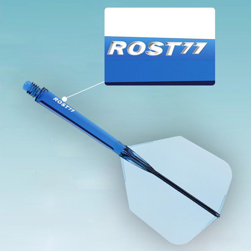 For Rost 77 Integrated Dart Shaft And Flight M Big Wing Shape 14Colors Durable Stiff Tightly Tip Darts Wings For Dartboard Game