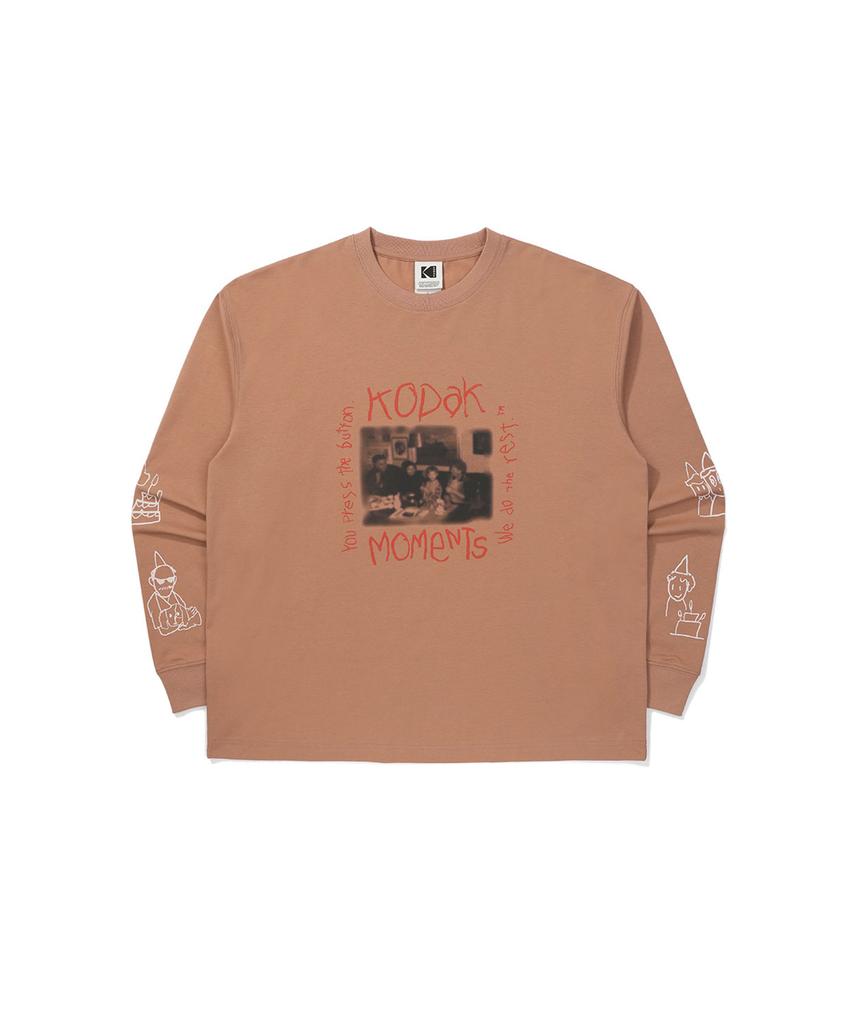 KODAK Moments Long Sleeve T-Shirt Brown