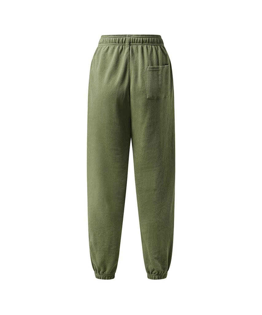 ERER Vintage Printed Jogger Pants Khaki