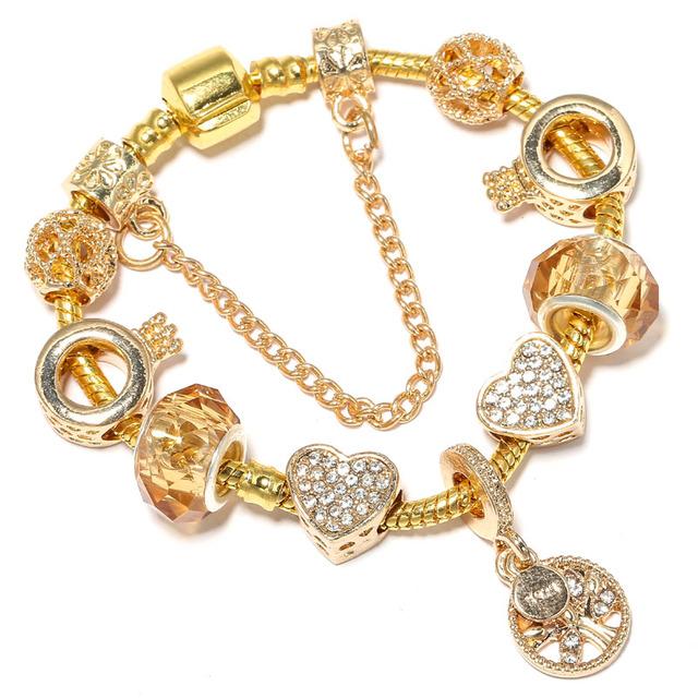 Милые мультяшные браслеты с эмалевыми бусами в виде мышей подходят для европейского оригинального браслета для детей