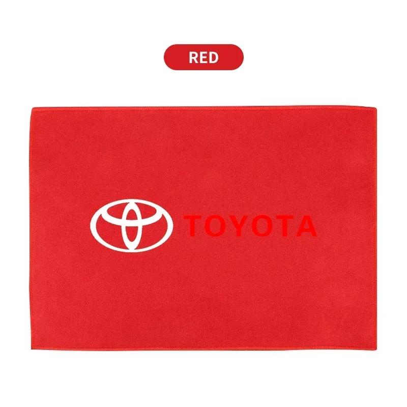 Car Wash Towel Suede Microfiber Cleaning Rag Cloth For Toyota RAV4 Camry Corolla Levin Yaris Reiz Vios Highlander CHR Avalon