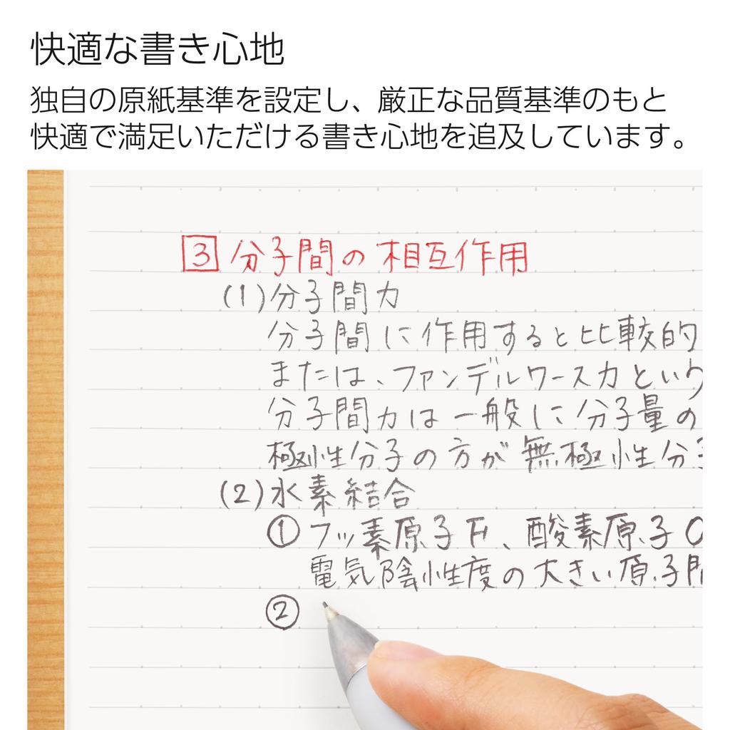 KOKUYO Campus Notebook Dotted 30 Sheets Pack Semi-B5 A-lined 3-book No-3CATX3