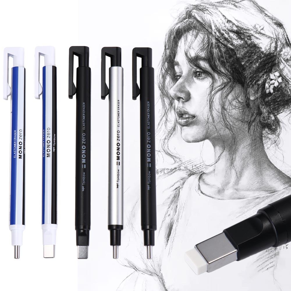 High Precision Mechanical Eraser Press Type Pencil Eraser Pen Shape Rubber  Manga Highlight